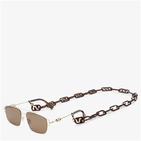 fendi sunglasses crystal|Fendi sunglasses chain.